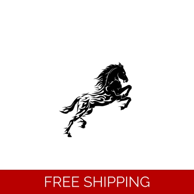 Flaming Horse Die Cut Vinyl Decal sticker Flaming Horse Die Cut Vinyl Decal sticker